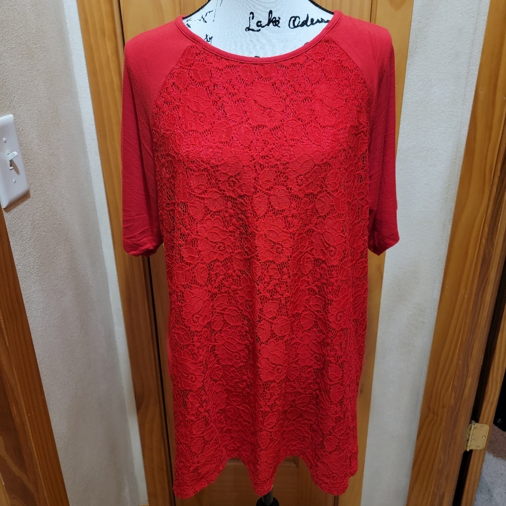Michelle Mae, 2XL, Red.